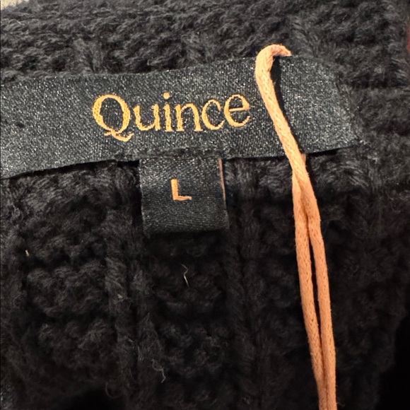 Quince NWT 100% organic cotton waffle stitch sweater tank size large - Picture 12 of 14